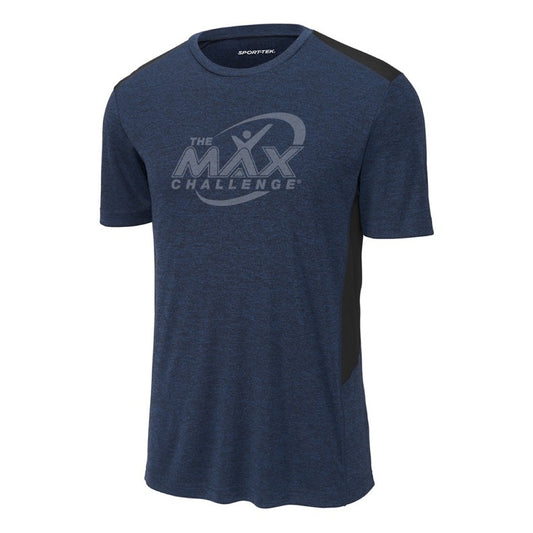 Men's MAX Endeavor Dri-Fit Tee (Dark Royal Heather/Black)