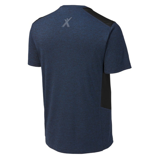 Men's MAX Endeavor Dri-Fit Tee (Dark Royal Heather/Black)