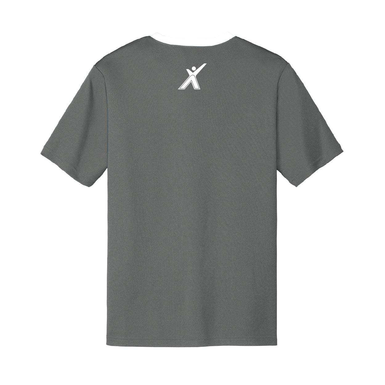 Men's MAX Logo Grey/White Dri-Fit Tee - Iron Grey/White